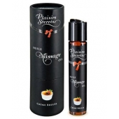 Массажное масло с ароматом крем брюле Huile de Massage Gourmande Creme Brulée - 59 мл. - Plaisir Secret - купить с доставкой в Волгодонске