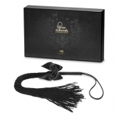 Чёрная плётка Lilly Whip Bijoux - Bijoux Indiscrets - купить с доставкой в Волгодонске