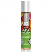 Смазка с ароматом тропических фруктов JO Flavored Tropical Passion - 30 мл. - System JO - купить с доставкой в Волгодонске