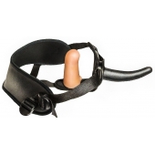 Женский страпон с вагинальной пробкой Woman Strap - 12 см. - LOVETOY (А-Полимер) - купить с доставкой в Волгодонске