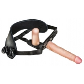 Женский страпон с вагинальной пробкой Woman Strap - 18 см. - LOVETOY (А-Полимер) - купить с доставкой в Волгодонске
