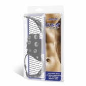Утяжка на пенис и мошонку Cock Ring With 1.5  Ball Stretcher And Optional Weight Ring - BlueLine - купить с доставкой в Волгодонске