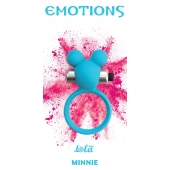 Голубое эрекционное виброколечко Emotions Minnie Breeze - Lola Games - в Волгодонске купить с доставкой