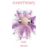 Розовое эрекционное виброколечко Emotions Minnie Light pink - Lola Games - в Волгодонске купить с доставкой