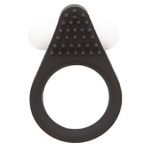Чёрное эрекционное кольцо LIT-UP SILICONE STIMU RING 1 BLACK - Dream Toys - в Волгодонске купить с доставкой