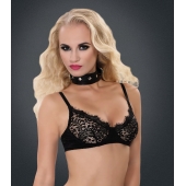 Полиуретановый ошейник с пуклями и D-кольцами Collar with Studs - Blush Novelties - купить с доставкой в Волгодонске
