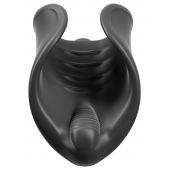 Чёрный мастурбатор Vibrating Silicone Stimulator с вибрацией - Pipedream - в Волгодонске купить с доставкой