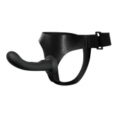 Страпон с изогнутой головкой Ultra Harness Curvy Dildo - 15,8 см. - Baile - купить с доставкой в Волгодонске