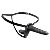 Женский страпон с вагинальной пробкой Double Penetrix Strap-on - 15 см. - Pipedream - купить с доставкой в Волгодонске