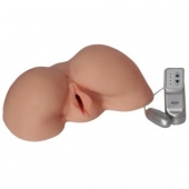 Телесная вибровагина из киберкожи с выносным пультом - LOVETOY (А-Полимер) - в Волгодонске купить с доставкой