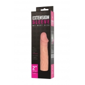 Телесная насадка-удлинитель Extension sleeve - 17 см. - Sitabella - в Волгодонске купить с доставкой
