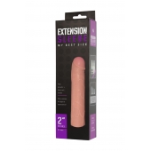 Насадка-удлинитель Extension sleeve телесного цвета - 18,5 см. - Sitabella - в Волгодонске купить с доставкой