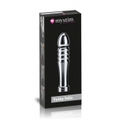 Ребристый фаллоимитатор для электростимуляции Funky Fella Rill Dildo - 13 см. - MyStim - купить с доставкой в Волгодонске