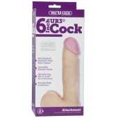 Ультра реалистичная насадка Vac-U-Lock  6  ULTRASKYN Cock - 17,3 см. - Doc Johnson - купить с доставкой в Волгодонске