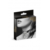 Черный чокер с двумя кольцами - Bijoux Pour Toi - купить с доставкой в Волгодонске