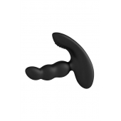 Черный силиконовый стимулятор простаты Levett Nitoc с пультом ДУ - Levett - в Волгодонске купить с доставкой