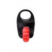 Чёрно-красное эрекционное виброкольцо Erotist - Erotist Adult Toys - в Волгодонске купить с доставкой