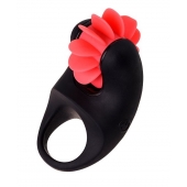 Чёрно-красное эрекционное виброкольцо Erotist - Erotist Adult Toys - в Волгодонске купить с доставкой