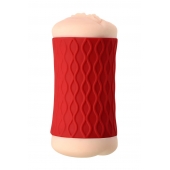 Двухсторонний мастурбатор JOS  NADIN в красном цилиндре - JOS - в Волгодонске купить с доставкой