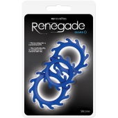 Набор из 3 синих эрекционных колец Renegade Gears - NS Novelties - в Волгодонске купить с доставкой