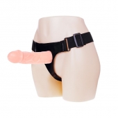 Телесный фаллоимитатор на трусиках Jessica Strap-On - 15,5 см. - Baile - купить с доставкой в Волгодонске