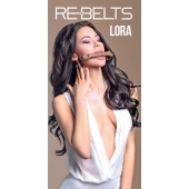 Кляп-трензель Lora с металлическими кольцами - Rebelts - купить с доставкой в Волгодонске