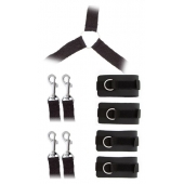 Комплект наручников и поножей LUXURIOUS BED RESTRAINT CUFF SET - Blush Novelties - купить с доставкой в Волгодонске