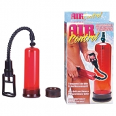 Вакуумная помпа с двумя сменными насадками NEW STAY HARD PUMP CLEAR RED - Seven Creations - в Волгодонске купить с доставкой
