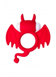 Красное эрекционное кольцо на пенис JOS COCKY DEVIL - JOS - в Волгодонске купить с доставкой