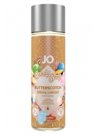 Смазка на водной основе Candy Shop Butterscotch с ароматом ирисок - 60 мл. - System JO - купить с доставкой в Волгодонске
