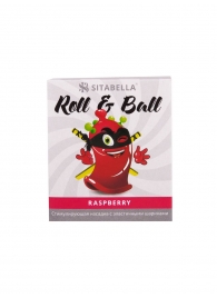 Стимулирующий презерватив-насадка Roll   Ball Raspberry - Sitabella - купить с доставкой в Волгодонске