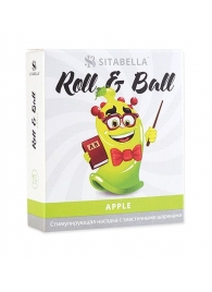 Стимулирующий презерватив-насадка Roll   Ball Apple - Sitabella - купить с доставкой в Волгодонске