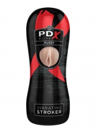 Мастурбатор-вагина Vibrating Pussy Stroker с вибрацией - Pipedream - в Волгодонске купить с доставкой