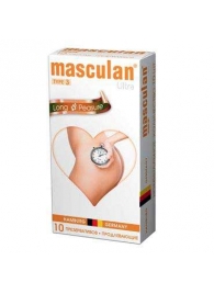 Розовые презервативы Masculan Ultra Long Pleasure с колечками, пупырышками и продлевающим эффектом - 10 шт. - Masculan - купить с доставкой в Волгодонске