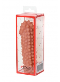 Телесная насадка на фаллос с бугорками KOKOS Extreme Sleeve 10 - 15,8 см. - KOKOS - в Волгодонске купить с доставкой
