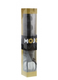 Черная ёлочка-насадка для двойного проникновения Mojo Bumpy - 15 см. - Seven Creations - в Волгодонске купить с доставкой