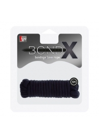 Чёрная веревка для связывания BONDX LOVE ROPE - 5 м. - Dream Toys - купить с доставкой в Волгодонске