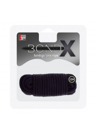 Черная веревка для связывания BONDX LOVE ROPE - 10 м. - Dream Toys - купить с доставкой в Волгодонске