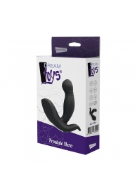 Черный вибромассажер простаты PROSTATE HERO - Dream Toys - в Волгодонске купить с доставкой