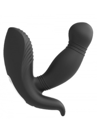 Черный вибромассажер простаты PROSTATE HERO - Dream Toys - в Волгодонске купить с доставкой