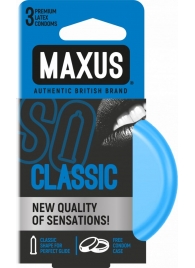 Классические презервативы в железном кейсе MAXUS Classic - 3 шт. - Maxus - купить с доставкой в Волгодонске