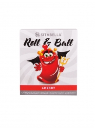 Стимулирующий презерватив-насадка Roll   Ball Cherry - Sitabella - купить с доставкой в Волгодонске