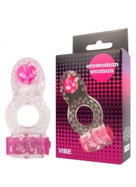 Прозрачное эрекционное кольцо Erowoman-Eroman - Erowoman-Eroman - в Волгодонске купить с доставкой