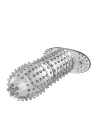 Закрытая прозрачная насадка Crystal sleeve - 12 см. - Erowoman-Eroman - в Волгодонске купить с доставкой