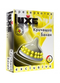 Презерватив LUXE  Exclusive  Кричащий банан  - 1 шт. - Luxe - купить с доставкой в Волгодонске