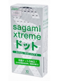 Презервативы Sagami Xtreme Type-E с точками - 10 шт. - Sagami - купить с доставкой в Волгодонске