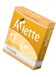 Презервативы Arlette Dotted с точечной текстурой - 3 шт. - Arlette - купить с доставкой в Волгодонске