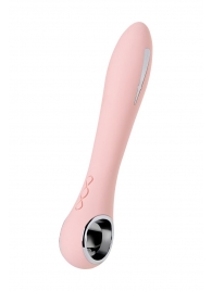 Розовый силиконовый вибратор с электростимуляцией GALVANI VIBE - 21 см. - ToyFa - купить с доставкой в Волгодонске