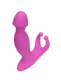 Розовый стимулятор простаты с усиками - 15 см. - 4sexdreaM - в Волгодонске купить с доставкой
