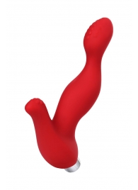 Красный силиконовый вибростимулятор простаты Proman - 12,5 см. - ToyFa - в Волгодонске купить с доставкой